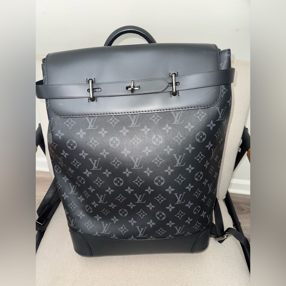 Louis Vuitton Steamer Backpack Eclipse Canvas